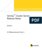 Veritas Cluster Server Release Notes: Solaris
