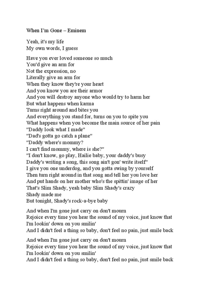 Eminem - Beautiful Lyrics