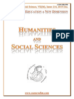 SCIENCE and EDUCATION A NEW DIMENSION HUMANITIES and SOCIAL SCIENCE Issue 214