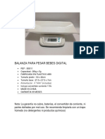 Manual Balanza BS011