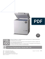 Manual Refrigerador Vesfrost MK-144 PDF