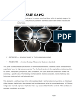 ASTM A192 Boiler Tubes Specification
