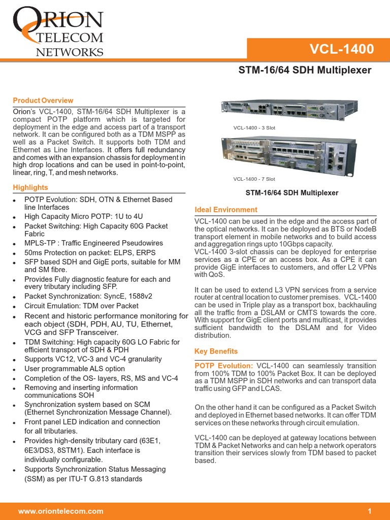 Vcl 1400 Stm 64 Computer Network Network Switch