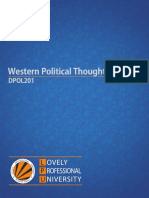 Dpol201 Western Political Thought English PDF