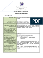 SEO-Optimized Title for Republic of the Philippines Department of Education Project Implementation Paper