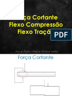 Aula 6 Força Cortante Flexo Compressão e Flexo Tração PDF
