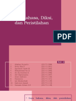 Gaya Bahasa, Diksi, Dan Peristilahan