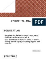 Xerophtalmia