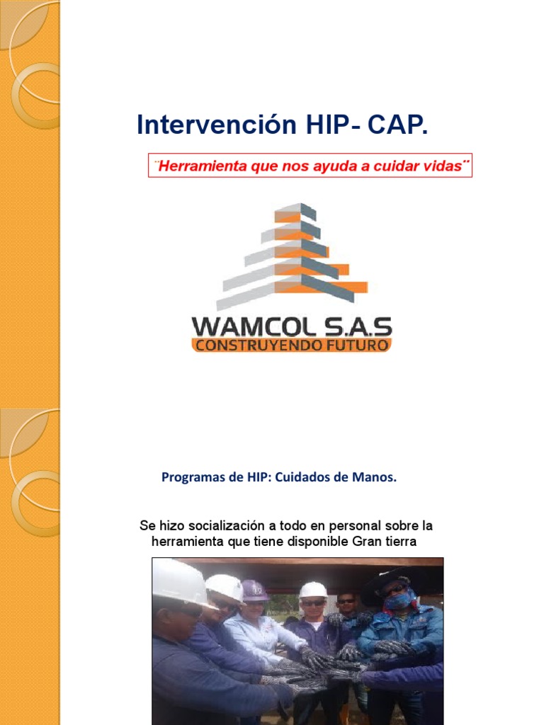 Intervención en Programa HIP-CAP | PDF