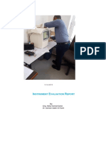 Instrument Evaluation Report-Hamdan Hospital