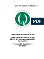C.S. - Cuadernillo de La Lic. en Educación