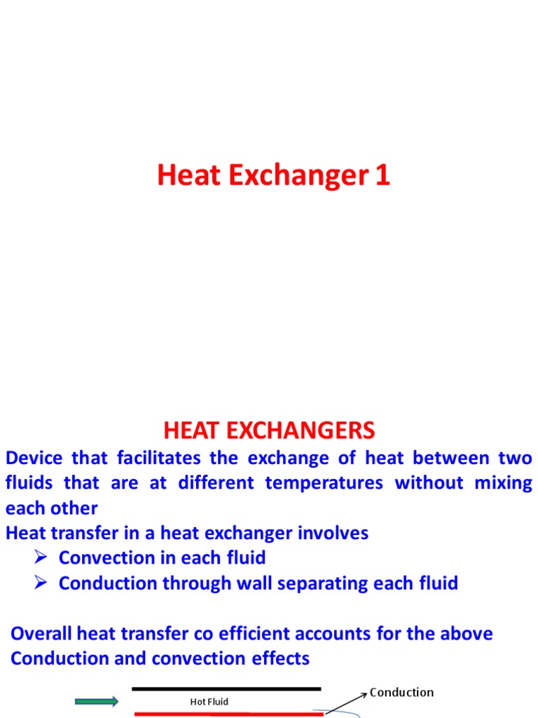 Overview of Heat Exchanger Types | PDF | Heat Transfer | Heat Exchanger