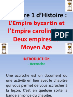 L'Empire Byzantin Et L'empire Carolingien Deux Empires Du Moyen Age Powerpoint PDF