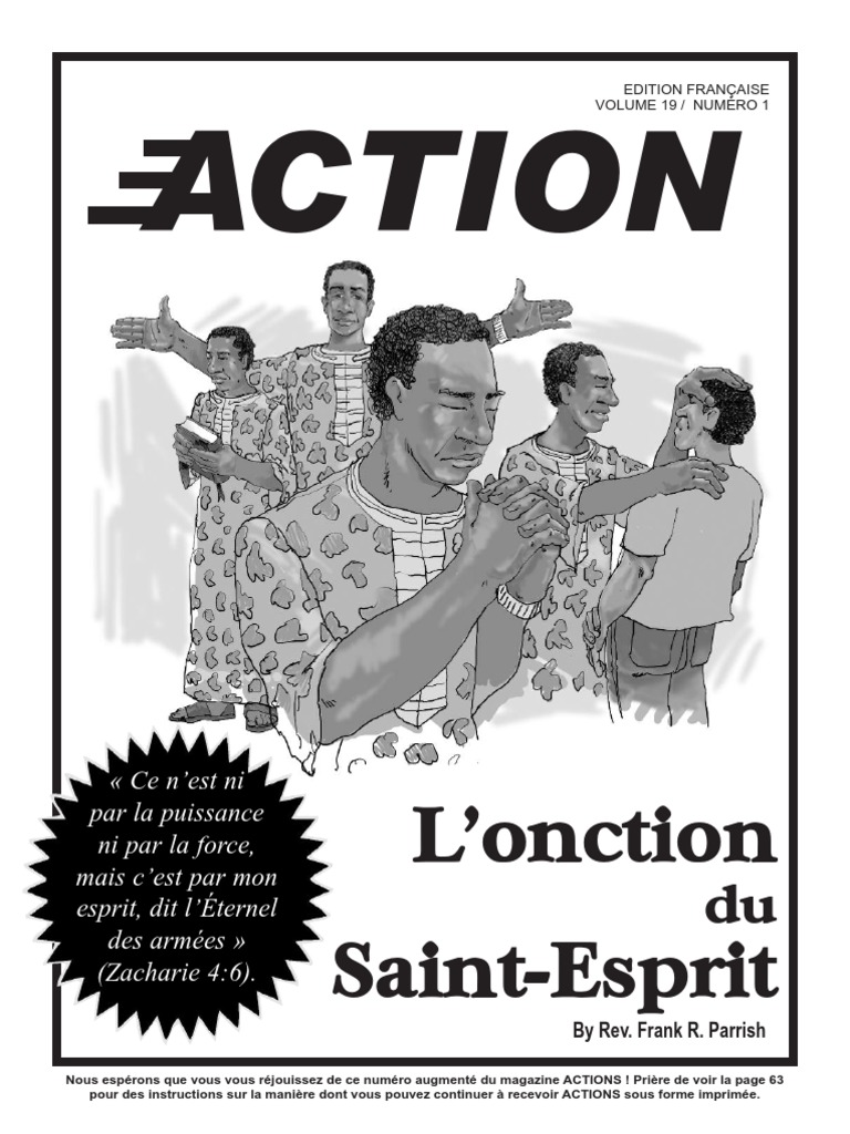 ACTION - 19 - Anointing of The Holy Spirit | PDF | Saint-Esprit ...