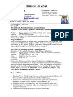 Curriculum Vitae Pankaj Kapil: Rites LTD