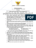 Pengumuman Dan Daftar Nilai SKD PDF
