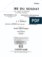 Stravinsky - Histoire Du Soldat (Violino) PDF