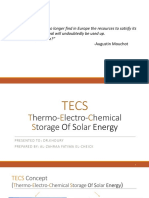 Thermo-Electro-Chemical Storage of Solar Energy