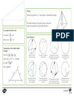GCSE Maths Higher Geometry and Measure Revision Mat PDF