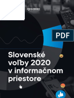 Slovenské Voľby 2020 V Informačnom Priestore