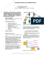 Laboratorio de Amplificación de Dos Etapas Con BJT en Emisor Común