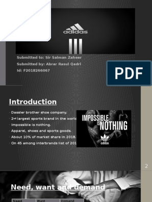 Blacken Join Cereal Adidas Presentation | PDF | Adidas | Communication