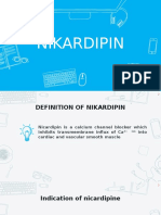 Nikardipin calcium channel blocker uses and dosage
