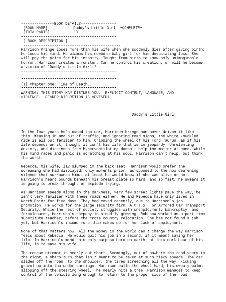 Daddy's Little Girl | PDF | Police