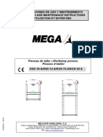 Manual de uso y Mantenimiento Mega KCK-30