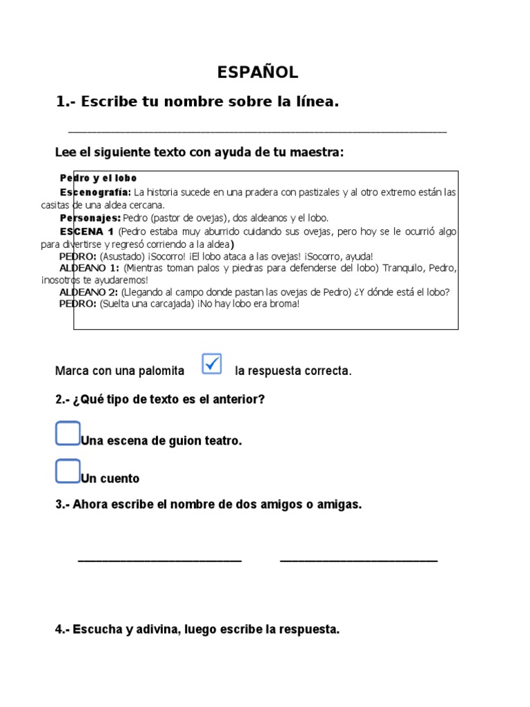 Actividades educativas para niños | PDF | Estudios de idiomas extranjeros