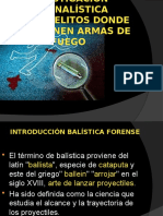 INVESTIGACIÓN CRIMINALÍSTICA DE LOS DELITOS DONDE INTERVIENEN ARMAS DE FUEGO EQUIPO 3