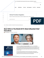 Best CEOs in The World 2019 - Most Influential Chief Executives - CEOWORLD Magazine