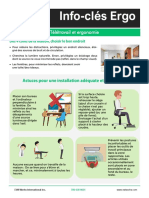 Résumé de L'ergonomie de Travail Pour Le Télétravail