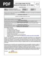 Plan de Aula Grado 4 Lengua Semana 10