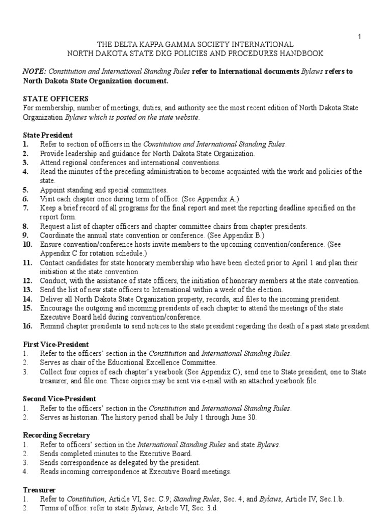 State Policies Procedures | PDF | Committee | By Law