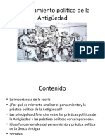 Clase 1. El Pensamiento Político de La Antiguedad