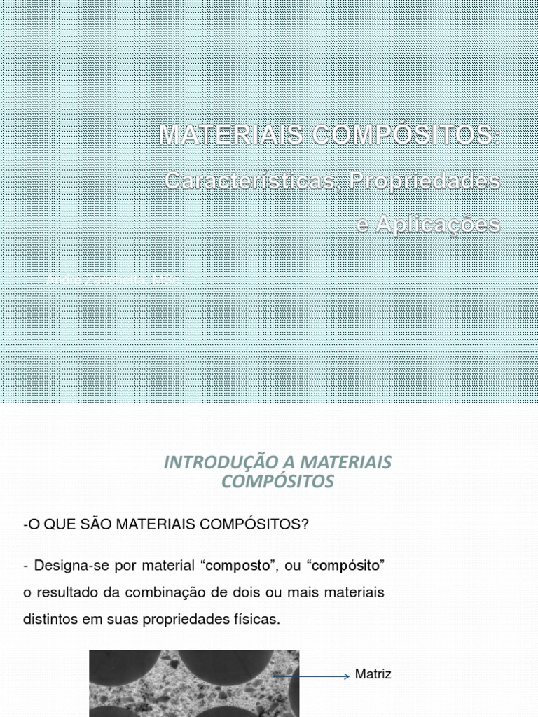 Materiais Compósitos 2 | PDF | Material composto | Poliéster