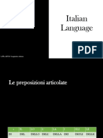 Italian Language - Lezione 6