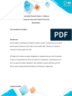 Guía de medidas estadísticas descriptivas para variables de salud