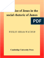 WACHOB-The Voice of Jesus in the Social Rhetoric of James