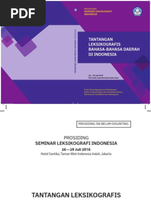 Prosiding Seminar Leksikografi Indonesia 2016 Pdf