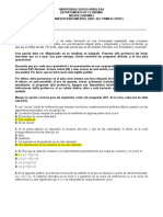 Microeconomía I Primer Examen Departamental (Tema D) (2019-01)