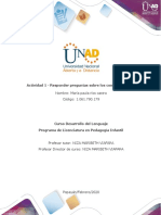 Formato para La Elaboración de La Actividad 1 - Responder Preguntas Sobre Los Contenidos 1 y 2