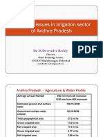 Emerging Issues in Irrigation Sector of Andhra Pradesh