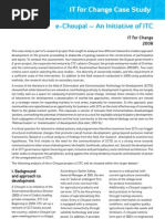 Download e-Choupal  An Initiative of ITC by IT for Change SN45310222 doc pdf