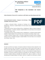 Atencion Temprana en Niños Con Alt Del Neurodesarrollo PDF