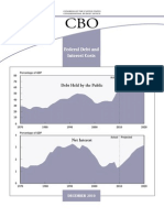 Federal Debt and Interest Cost December 2010