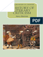 (Macmillan History of Literature) Harry Blamires (Auth.) - A History of Literary Criticism-Macmillan Education UK (1991) PDF