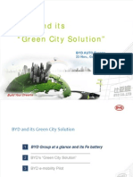 BYD and Its "Green City Solution"