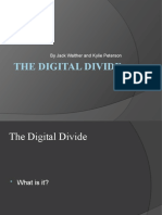 The Digital Divide: by Jack Walther and Kylie Peterson